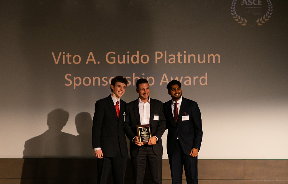 Forte Construction Corp. receives first-ever Vito A. Guido award from ASCE
